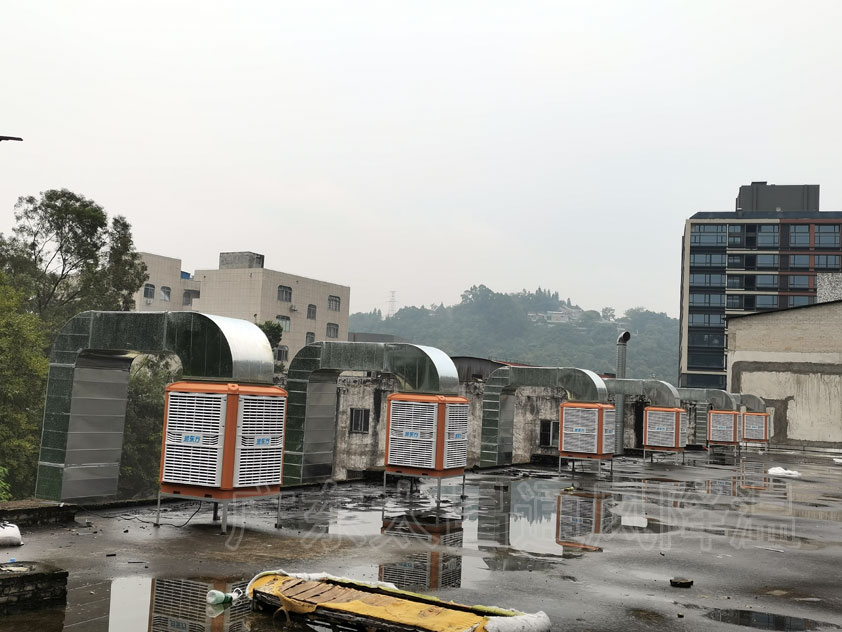 家具廠 車(chē)間降溫通風(fēng)工程案例