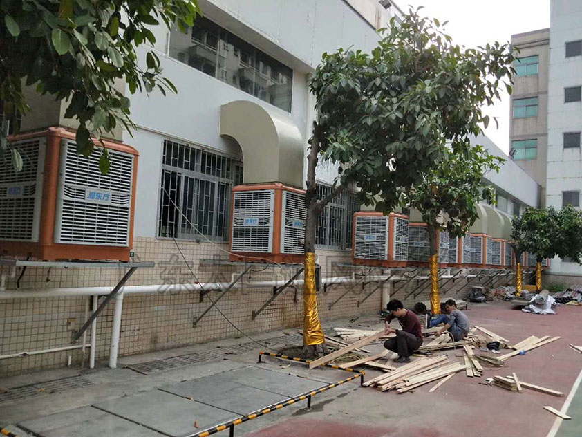 環(huán)?？照{(diào)低成本車間降溫解決方案